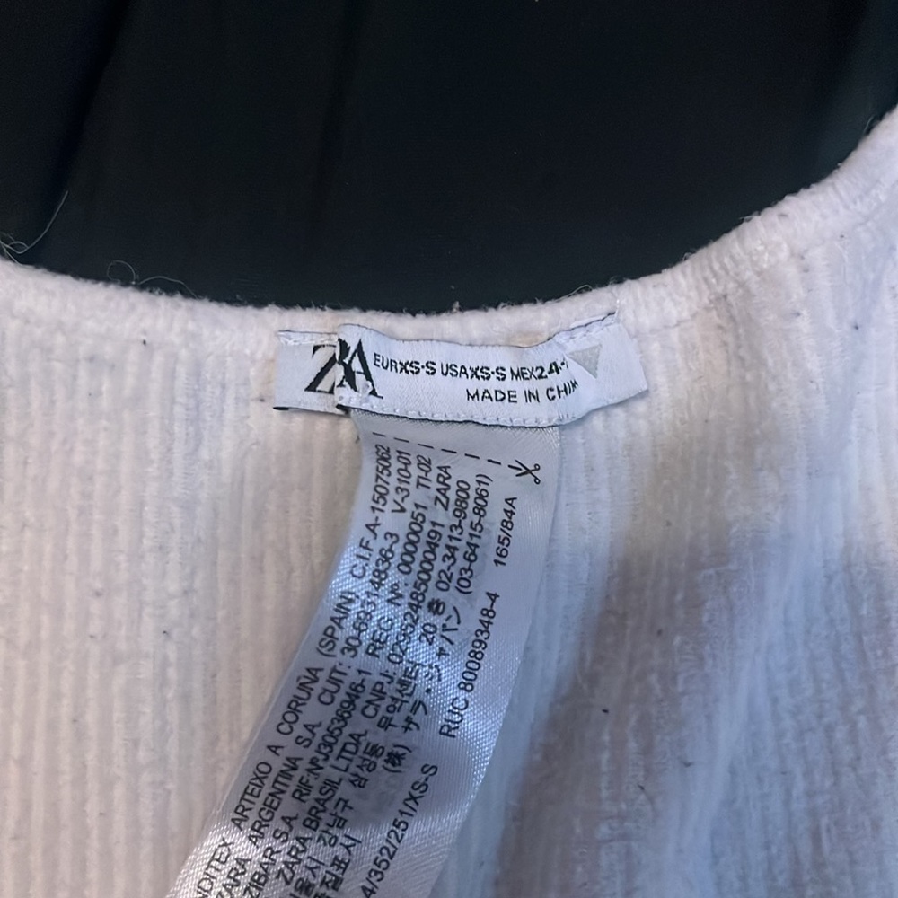 cropped ribbed long sleeve - Picture 3 of 3